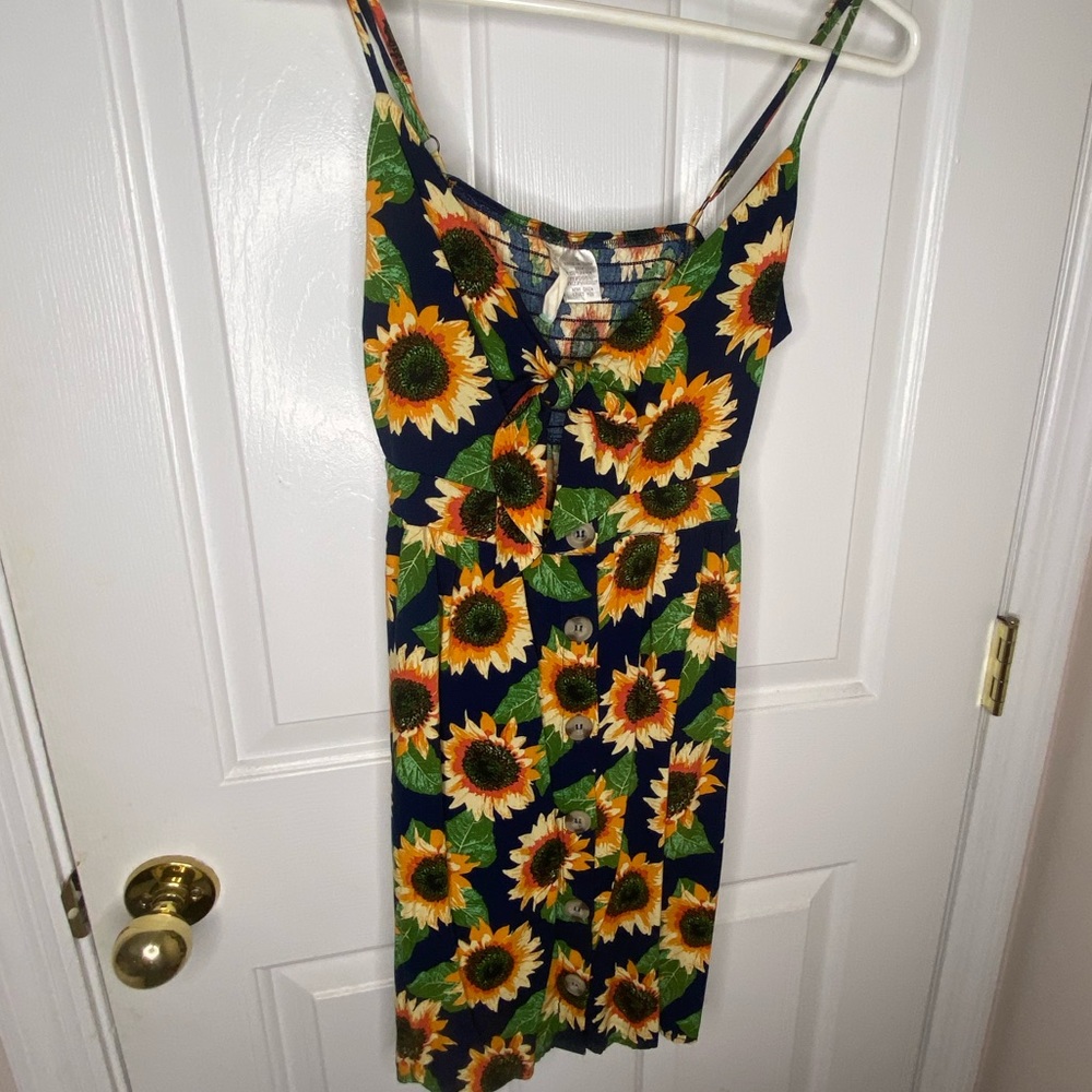 Sunflower mini dress
